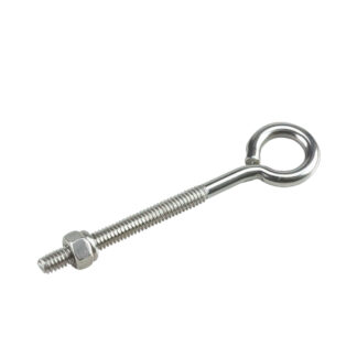 Onward 2109SSBC 4" x 1/4"Steel Eye Bolt with Nut - Stainless Steel