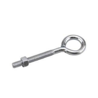 Onward 2113XB 4" x 5/16" Steel Eye Bolt with Nut - Zinc