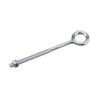 Onward 2115XB 6" x 5/16" Steel Eye Bolt with Nut - Zinc