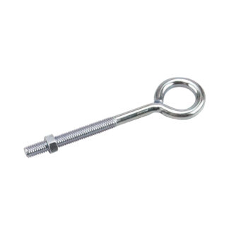 Onward 2119XB 6" x 3/8" Steel Eye Bolt with Nut - Zinc