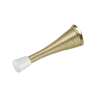 Onward 217BB 3" Flexible Metal Door Stop - Brass