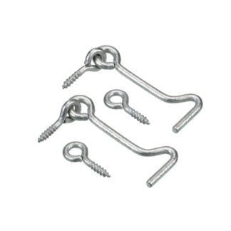 Onward 139GAR 2-1/2" Steel Gate Hook & Eye, 2 Pack - Galvanized