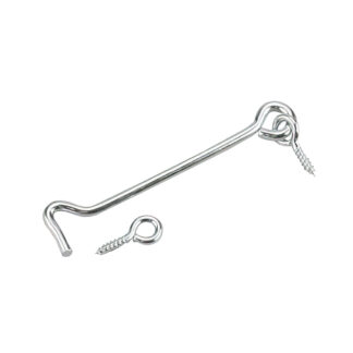 Onward 140XR 4" Steel Gate Hook & Eye, 2 Pack - Zinc
