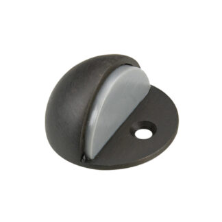 Onward 218ORBR 1.77" x 0.95" Low Profile Metal Dome Door Stop - Oil-Rubbed Bronze