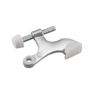 Onward 2215BCV 63mm Heavy-Duty Aluminum Hinge Pin Door Stop - Brushed Chrome