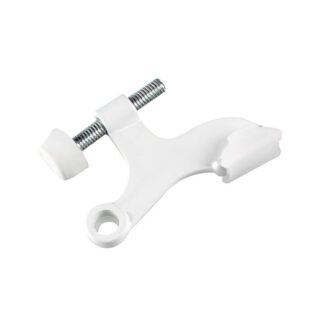 Onward 2215WV 63mm Heavy-Duty Aluminum Hinge Pin Door Stop - White