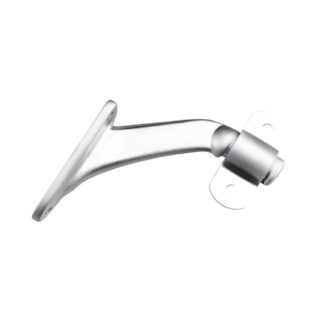 Onward 228BCV 3-3/16" Heavy-Duty Metal Handrail Bracket - Brushed Chrome