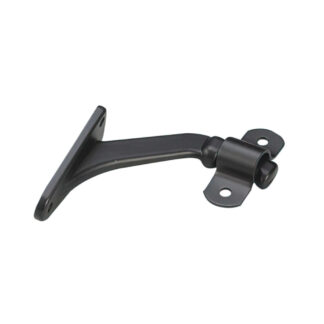 Onward 228FBV 3-3/16" Heavy-Duty Metal Handrail Bracket - Black