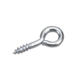 Onward 2402XR 19mm x 1.95mm Metal Screw Eye, 10 Pack - Zinc