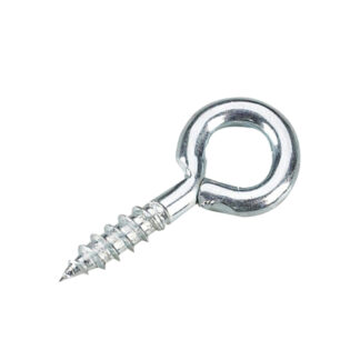 Onward 2406XR 28.5mm x 8mm Metal Screw Eye, 10 Pack - Zinc