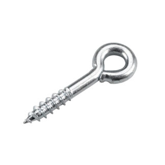 Onward 2514XR 60mm x 10mm Metal Screw Eye, 3 Pack - Zinc