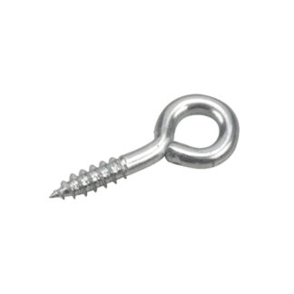 Onward 257XR 25.4mm x 7mm Metal Screw Eye, 8 Pack - Zinc
