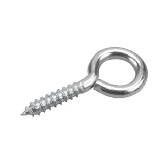 Onward 259XR 60mm x 15mm Metal Screw Eye, 4 Pack - Zinc