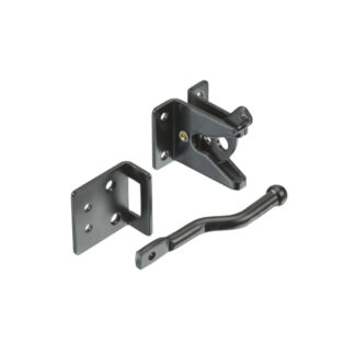 Onward 3012FBR 3012 Adjustable Steel Gate Latch - Black