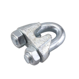 Onward 3023XB 1/4" Steel Wire Rope Clamp - Zinc