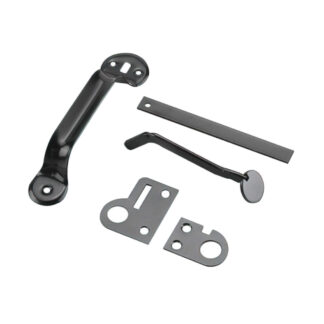 Onward 302FBR 6.93" 302 Steel Thumb Latch - Black