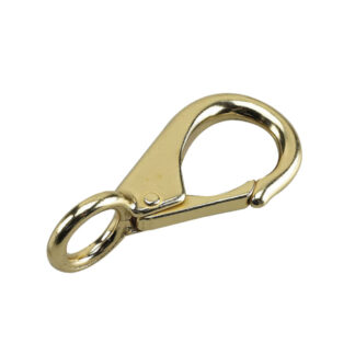 Onward 3423BZBC 3/4" Metal Fixed Round Eye Boat Snap - Bronze