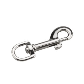 Onward 3510CB 1/2" Steel Round Eye Bolt Snap Swivel - Chrome