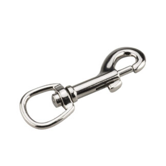Onward 3512CB 3/4" Steel Round Eye Bolt Snap Swivel - Chrome