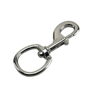 Onward 3513CBC 1" Steel Round Eye Bolt Snap Swivel - Chrome