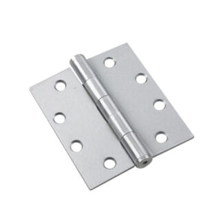Onward 3823BCB 4-1/2" Steel Full Mortise Butt Hinge, 3 Pack - Brushed Chrome