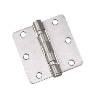 Onward 42821NBB 3-1/2" x 3/32" 50lb Steel Ball Bearing Butt Hinge - Brushed Nickel