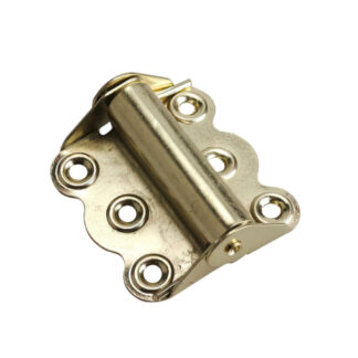 Onward 44BR Non-Removable Steel Spring Hinge, 2 Pack - Brass