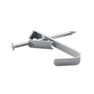 Onward 4505R 40lb Metal Picture Hanger, 5 Pack- Zinc