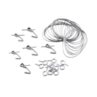 Onward 4516R Metal Picture Hanging Kit, 6 Pack - Zinc