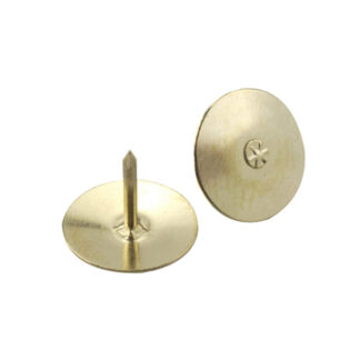 Onward 4522BR 13/32" Metal Thumb Tack, 60 Pack - Brass