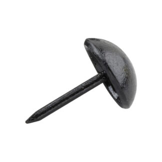 Onward 4523FBR 1/2" Metal Round Head Upholstery Nail, 25 Pack - Black
