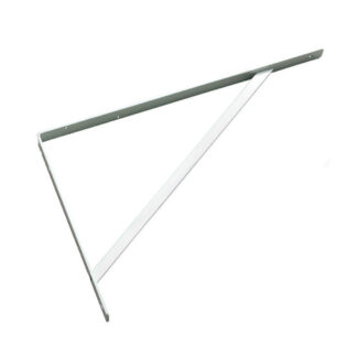 Onward 494W22BC 21-1/2" x 14-1/4" 1000lb Heavy-Duty Steel Shelf Bracket - White