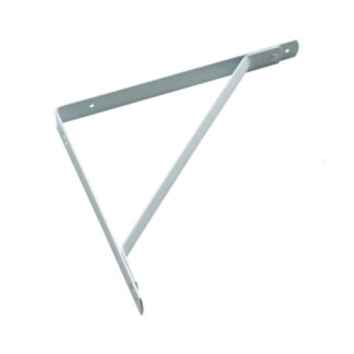 Onward 4985WIBC 10.75" x 10.15" 75lb Steel Shelf Bracket - White