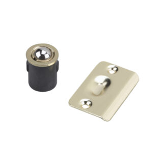 Onward 5037BV 29mm x 21.3mm Adjustable Metal Drive-In Ball Catch - Brass