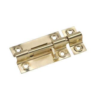 Onward 559BV 3" Regular-Duty Steel Barrel Bolt - Brass