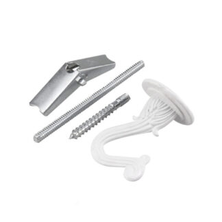 Onward 581WR 45lb Metal Swag Hook, 2 Pack - White