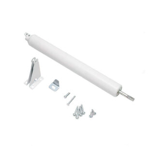 Onward 7901WR 11.6" x 1.56" Steel Pneumatic Screen & Storm Door Closer - White