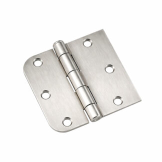 Onward 81821NBB 3-11/16" x 3-1/2" Steel Full Mortise Combination Butt Hinge, 2 Pack - Brushed Nickel