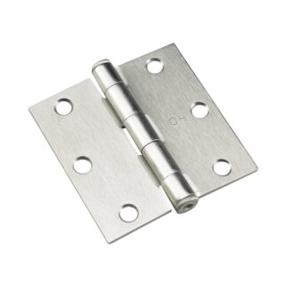 Onward 820NBV 3" Steel Full Mortise Butt Hinge - Brushed Nickel