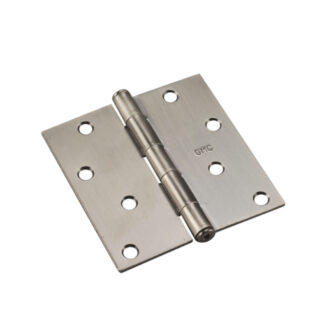 Onward 822ANB 4" Steel Full Mortise Butt Hinge, 2 Pack - Antique Nickel