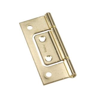Onward 832BV 3" x 1-1/4" 832 Classic Steel Bifold Hinge, 3 Pack - Brass