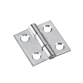 Onward 835XR 1" Narrow Steel Butt Hinge, 2 Pack - Zinc