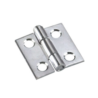 Onward 840XR 1" Narrow Steel Butt Hinge, 2 Pack - Zinc