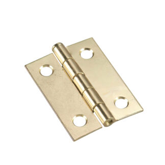 Onward 842BR 2" x 1-1/2" Steel Mortise Butt Hinge, 2 Pack - Brass