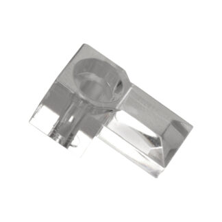 Onward 8PR 1/4" Plastic Mirror Clip, 6 Pack - Clear