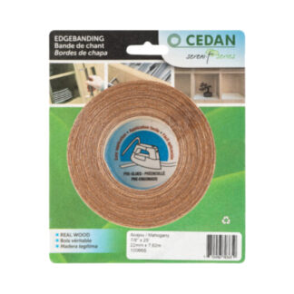 Cedan 10066S 7/8" x 25ft Sereni-T Edge Banding - African Mahogany