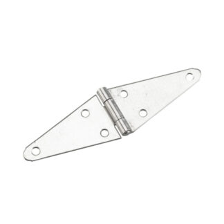 Onward 921SSBC 4" x 2-3/16" Heavy-Duty Steel Strap Hinge - Stainless Steel