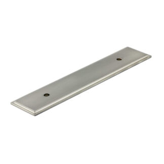 Richelieu BP104596195 96mm 1045 Transitional Metal Pull Backplate - Brushed Nickel