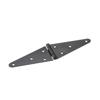 Onward 922FBR 6" x 2-3/8" Heavy-Duty Steel Strap Hinge, 2 Pack - Black