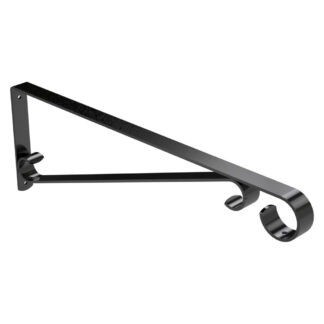 National Hardware N274-621 V2656 Series 15" Steel Plant Bracket & Sign Holder - Black